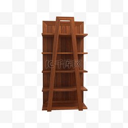 美式实木酒柜书架家具