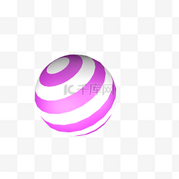 球体装饰图片_紫色圆形球体