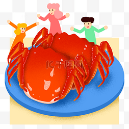 海鲜图片_中秋节吃大闸蟹