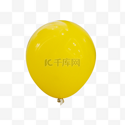 活动简约黄色气球