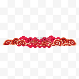 红色新年春节装饰图案