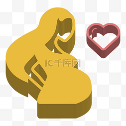 孕妇头疼图片_妊娠合并心脏图标