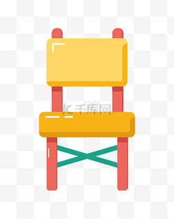 办公用品椅子插画