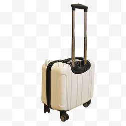 行李箱白色图片_白色小型行李箱