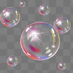 彩色漂浮泡泡图片_七彩的泡泡