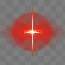 红色渐变光晕图片_圆形透明渐变红色光效
