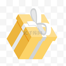 黄色的礼盒图片_黄色的卡通礼盒