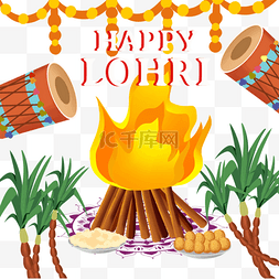 lohri印度篝火节