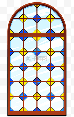花玻璃门中式卷帘门窗手绘插画中国风水墨冬日梅花设计元素由木板装饰
