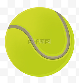软式网球图片_绿色网球