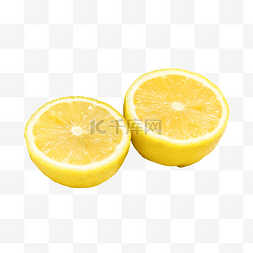 切开柠檬的图片_切开的柠檬