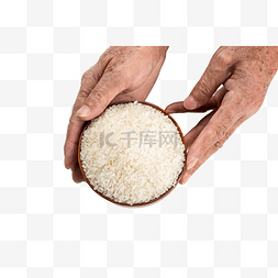 碗装的大米图片_大米水稻
