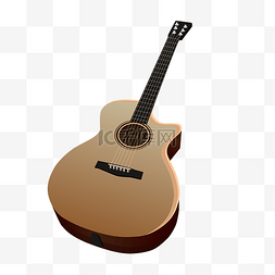 棕色的吉他图片_棕色的吉他