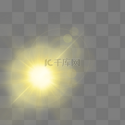 太阳光素材图片_太阳光光圈射线效果