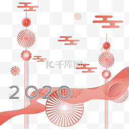 底纹吉祥图片_2020鼠年中国风装饰