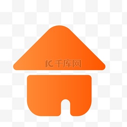 app图标图片_橙色的建筑物免抠图