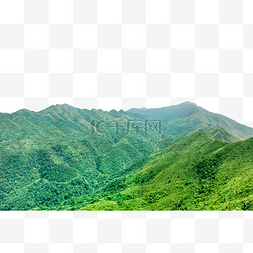 扁平原始森林图片_山林山景原始森林绿色青山