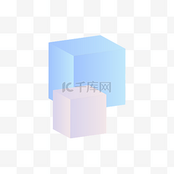立体几何科技图片_渐变立体几何