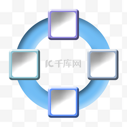 幻灯片ppt图片_圆形蓝色ppt装饰