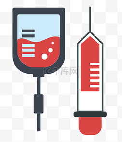 血液袋图片_血液袋和注射器