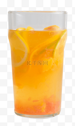 一杯冻水图片_一杯橙汁