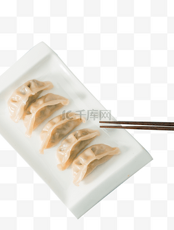 美食水饺筷子