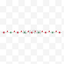 线条分割线图片_圣诞节分割线