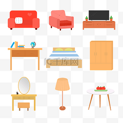 家具沙发组合图片_简单家具组合