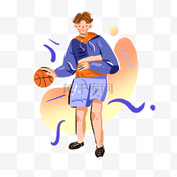 篮球少年运动类型男孩