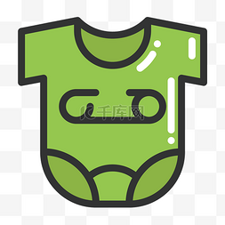 婴儿服饰矢量图片_婴儿服饰图标
