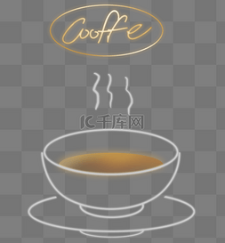茶线条图片_线条光感咖啡