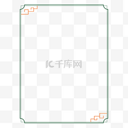 极简老上海边框