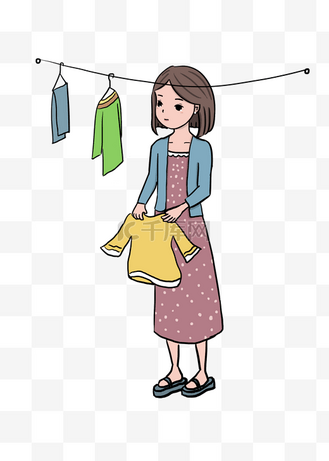 晒衣服边框手账装饰线条简约下载png下载ai个人vip和企业vip免费下载