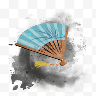 水墨扇子