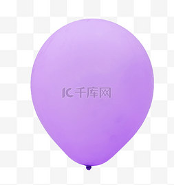 紫色椭圆气球
