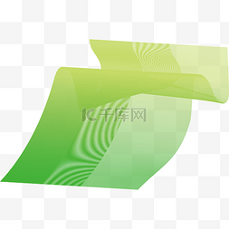 矢量绿色波浪图片_绿色波浪线条矢量图