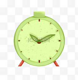 绿色闹钟钟表