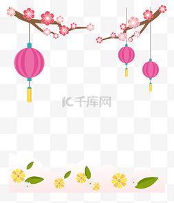 中秋节日海报图片_中秋节八月十五边框花朵