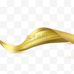 金色腰带图片_金丝带背景图元素丝绸党政党和政