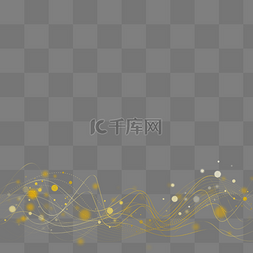 科技感光晕图片_金色发光流线