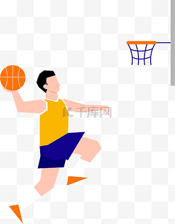 篮球灌篮图片_篮灌篮球赛运动热血投球上篮