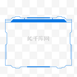 不规则AR科技几何边框