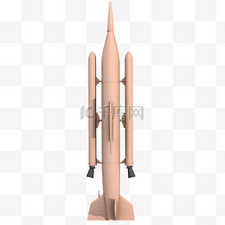 洲际导弹图片_3D写实导弹