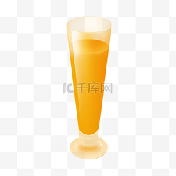 长脚指甲图片_果汁橙汁长脚被玻璃杯金黄色