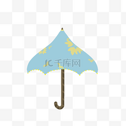 夏天夏日雨伞卡通免抠素材