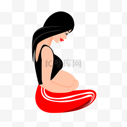 孕妇哺乳图片_免扣卡通人物卡通