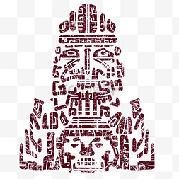 文化底纹图片_玛雅文化装饰