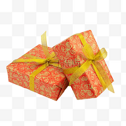 爱情情人节节日 红色礼物盒