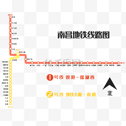 南昌地铁路线图