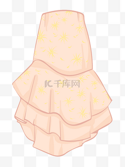 粉色公主裙装饰